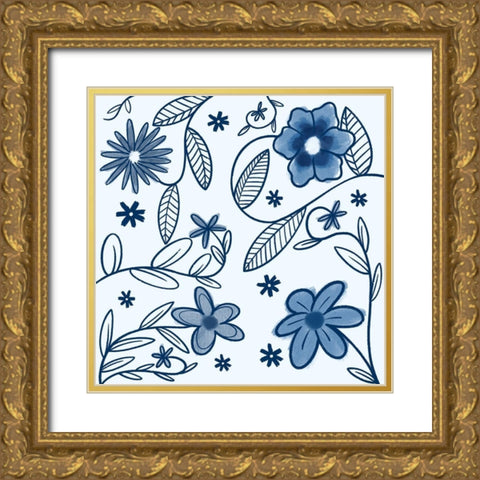 Thriving Beauty 2 Gold Ornate Wood Framed Art Print with Double Matting by Prime, Marcus