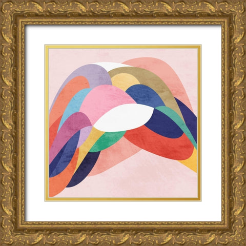 Geometric Oblivion 1 Gold Ornate Wood Framed Art Print with Double Matting by Prime, Marcus