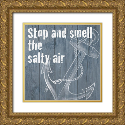 Salty Air 1 Gold Ornate Wood Framed Art Print with Double Matting by Prime, Marcus
