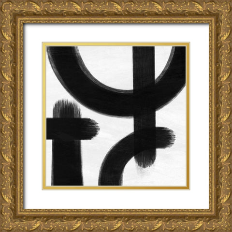 Abstract Statements 2 Gold Ornate Wood Framed Art Print with Double Matting by Prime, Marcus