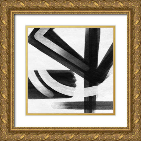 Abstract Statements 5 Gold Ornate Wood Framed Art Print with Double Matting by Prime, Marcus
