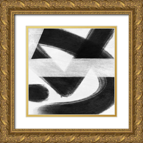 Abstract Statements 7 Gold Ornate Wood Framed Art Print with Double Matting by Prime, Marcus