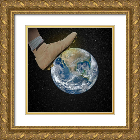 Earthly Games 1 Gold Ornate Wood Framed Art Print with Double Matting by Prime, Marcus