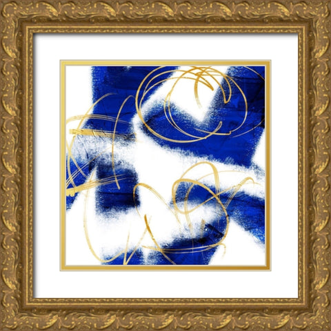 Indio Mustard Prophecy 1 Gold Ornate Wood Framed Art Print with Double Matting by Prime, Marcus