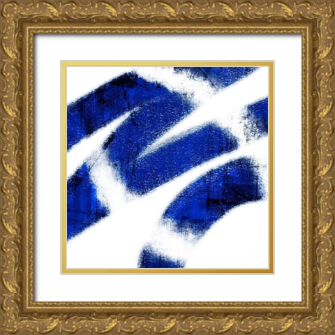 Indigo Prophecy 4 Gold Ornate Wood Framed Art Print with Double Matting by Prime, Marcus