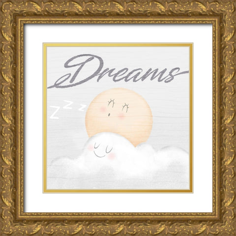 Sweet Dreams 2 Gold Ornate Wood Framed Art Print with Double Matting by Prime, Marcus