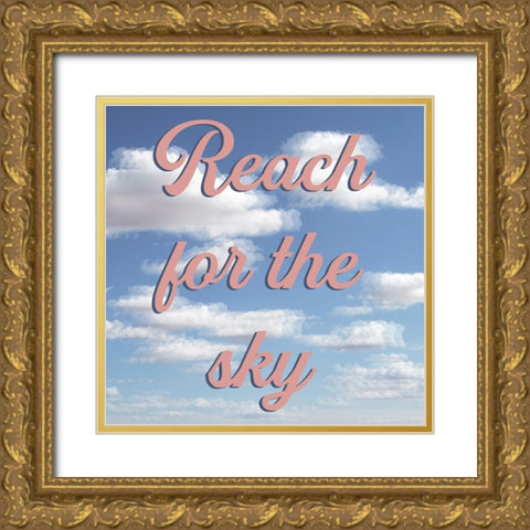 Reach For The Sky Gold Ornate Wood Framed Art Print with Double Matting by Prime, Marcus