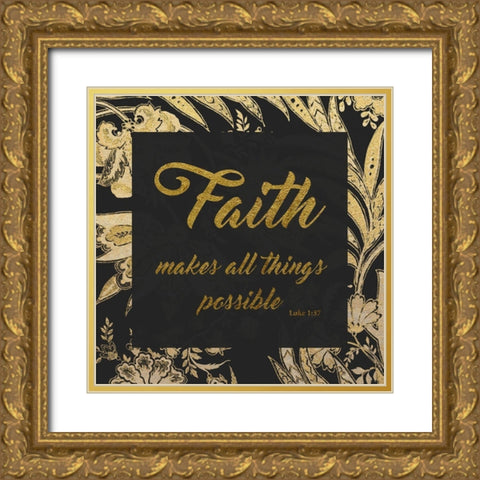 Golding Faith Gold Ornate Wood Framed Art Print with Double Matting by Prime, Marcus
