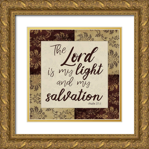 My Salvation Gold Ornate Wood Framed Art Print with Double Matting by Prime, Marcus