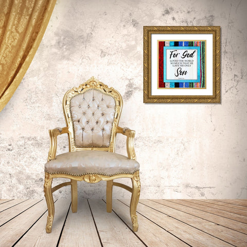 His Only Son Gold Ornate Wood Framed Art Print with Double Matting by Prime, Marcus