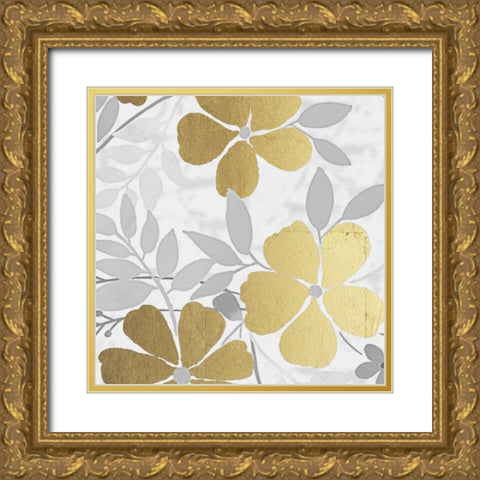 Golden Spring Bunch 2 Gold Ornate Wood Framed Art Print with Double Matting by Prime, Marcus
