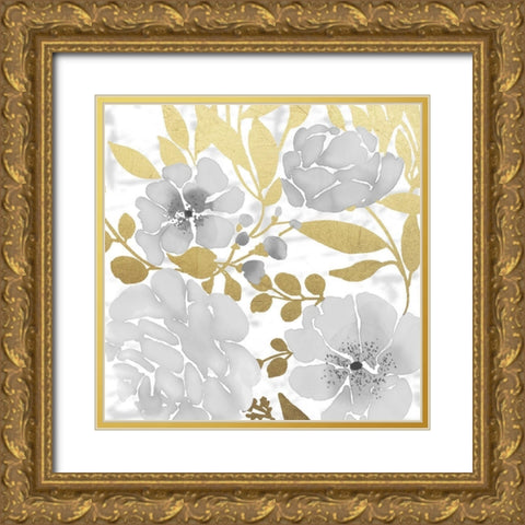 Gold Mid Day Bouquet 2 Gold Ornate Wood Framed Art Print with Double Matting by Prime, Marcus