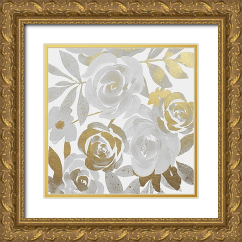 Delightful Bunch 1 Gold Ornate Wood Framed Art Print with Double Matting by Prime, Marcus