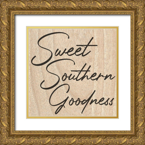 Sweet Southern Goodness Gold Ornate Wood Framed Art Print with Double Matting by Prime, Marcus