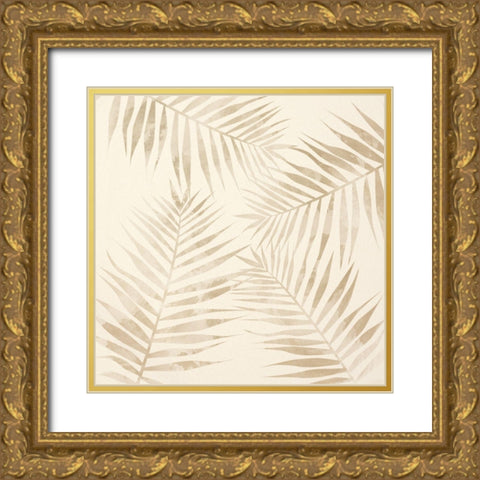 Jungle Foliage Gold Ornate Wood Framed Art Print with Double Matting by Prime, Marcus