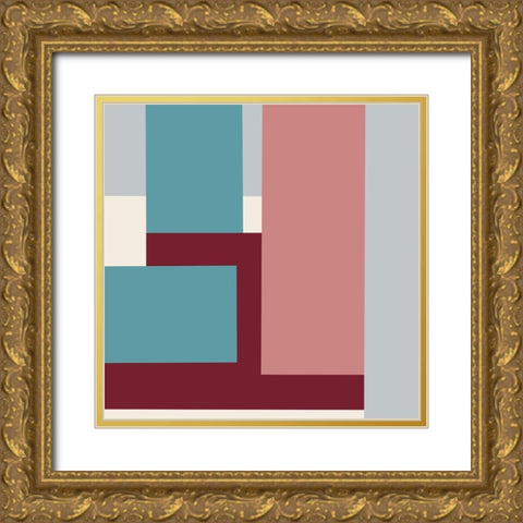 Fractured Spirit Gold Ornate Wood Framed Art Print with Double Matting by Prime, Marcus