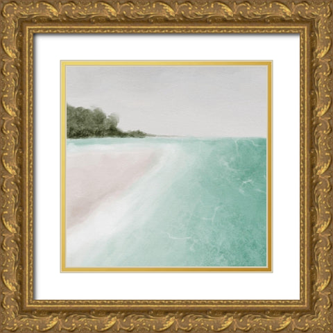 Ocean Dreaming Gold Ornate Wood Framed Art Print with Double Matting by Prime, Marcus