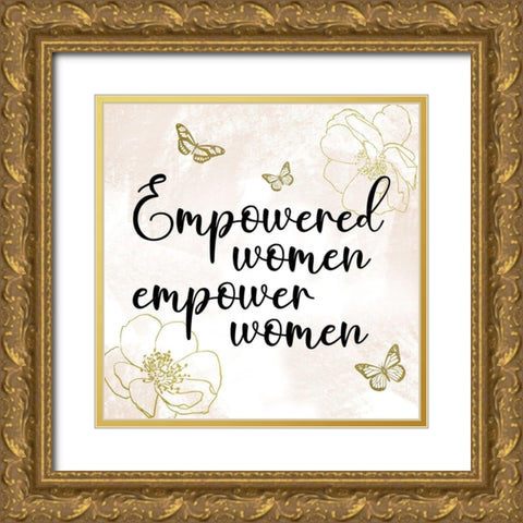 Empowered Woman 2 Gold Ornate Wood Framed Art Print with Double Matting by Prime, Marcus