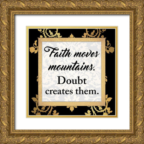 Faith And Doubt Gold Ornate Wood Framed Art Print with Double Matting by Prime, Marcus