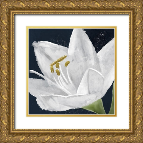 Lilly Energy Gold Ornate Wood Framed Art Print with Double Matting by Prime, Marcus