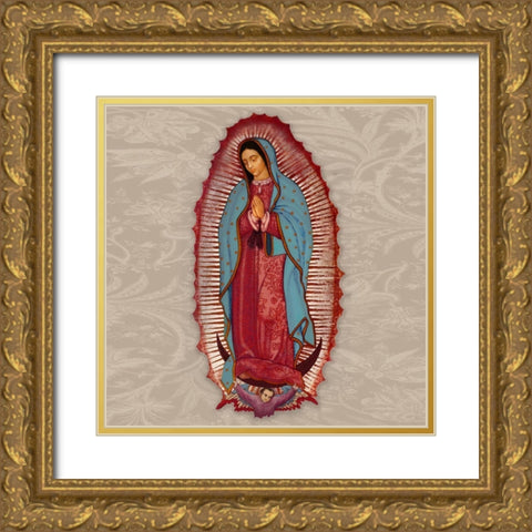 Loved Guadalupe 1 Gold Ornate Wood Framed Art Print with Double Matting by Prime, Marcus