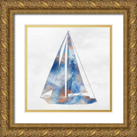 Rustic Coastal 1 Gold Ornate Wood Framed Art Print with Double Matting by Prime, Marcus