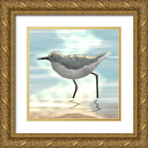 Dawning Friends 1 Gold Ornate Wood Framed Art Print with Double Matting by Prime, Marcus