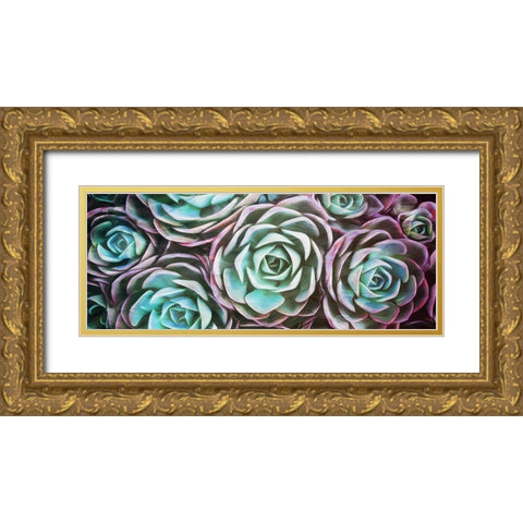 Dark Blend Gold Ornate Wood Framed Art Print with Double Matting by Villa, Mlli