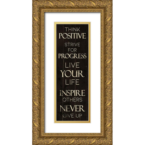 Progress Gold Ornate Wood Framed Art Print with Double Matting by Villa, Mlli