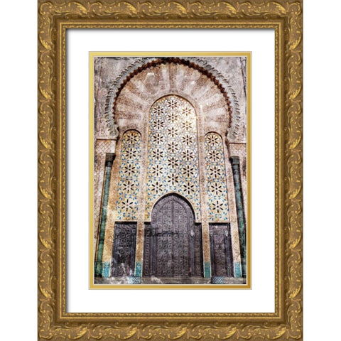 Go In Gold Ornate Wood Framed Art Print with Double Matting by Villa, Milli