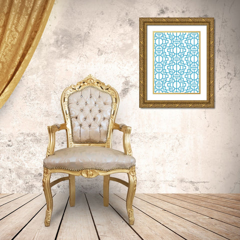 Tech Wall Gold Ornate Wood Framed Art Print with Double Matting by Villa, Milli