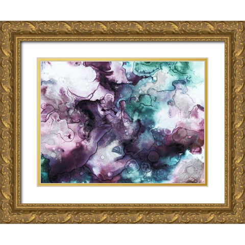 Dark Couds Gold Ornate Wood Framed Art Print with Double Matting by Villa, Mlli