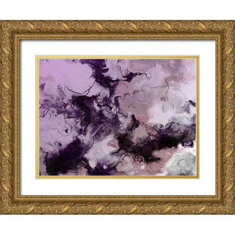 Darker Couds Gold Ornate Wood Framed Art Print with Double Matting by Villa, Mlli