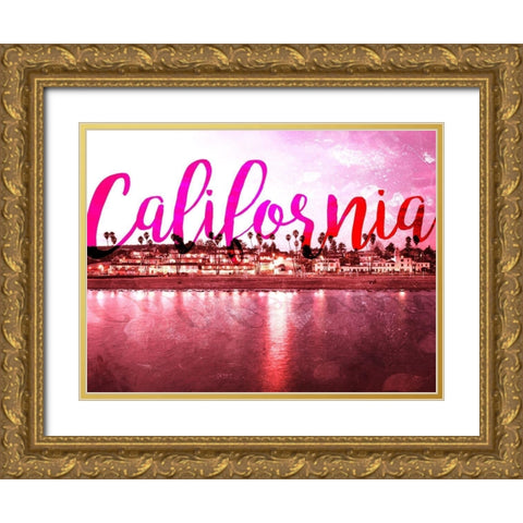 California Gold Ornate Wood Framed Art Print with Double Matting by Villa, Mlli