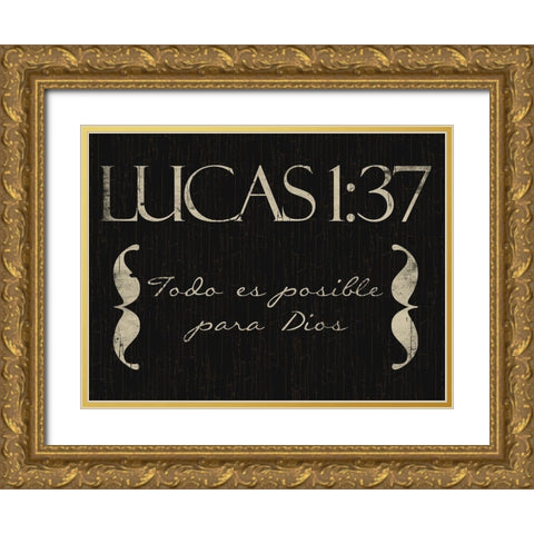 Lucas Todo Gold Ornate Wood Framed Art Print with Double Matting by Villa, Mlli