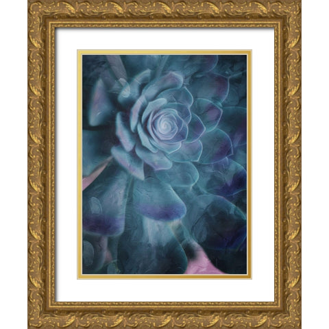 Grow Up Gold Ornate Wood Framed Art Print with Double Matting by Villa, Mlli