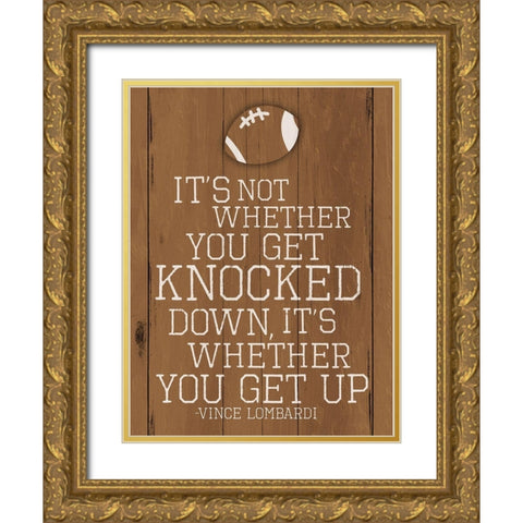 Knocked Two Gold Ornate Wood Framed Art Print with Double Matting by Villa, Mlli