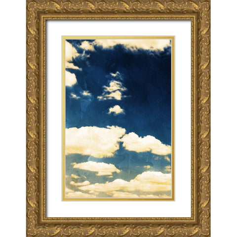 Rich Clouds Gold Ornate Wood Framed Art Print with Double Matting by Villa, Mlli