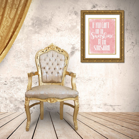 Sunshine Gold Ornate Wood Framed Art Print with Double Matting by Villa, Mlli