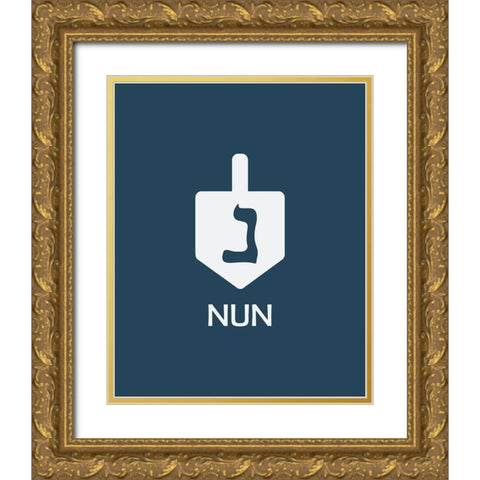 Nun Gold Ornate Wood Framed Art Print with Double Matting by Villa, Milli