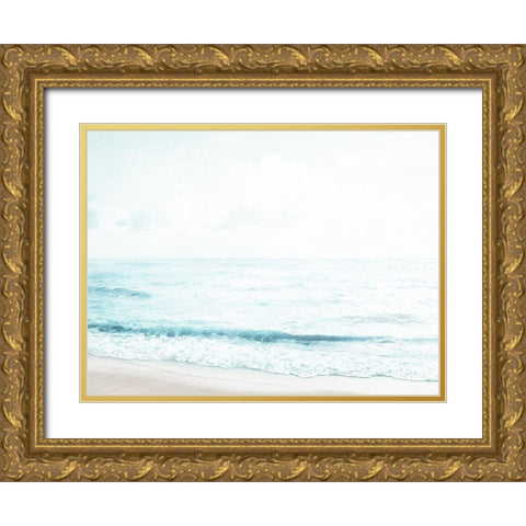 Enjoy The Calm View Gold Ornate Wood Framed Art Print with Double Matting by Villa, Milli