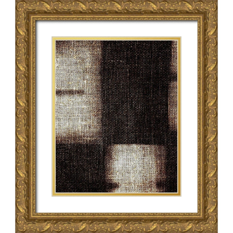 Brunt Jute 2 Gold Ornate Wood Framed Art Print with Double Matting by Villa, Milli