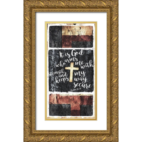It Is God Gold Ornate Wood Framed Art Print with Double Matting by Villa, Mlli