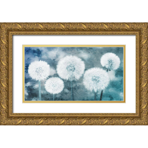 Make A Wish Gold Ornate Wood Framed Art Print with Double Matting by Villa, Mlli