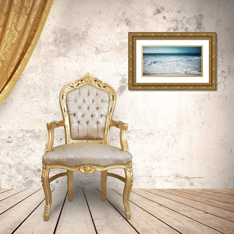 Close Waves Gold Ornate Wood Framed Art Print with Double Matting by Villa, Mlli