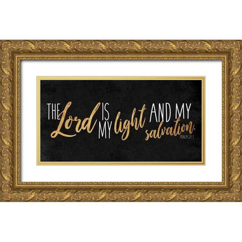 Lord And Light Clean Gold Ornate Wood Framed Art Print with Double Matting by Villa, Mlli