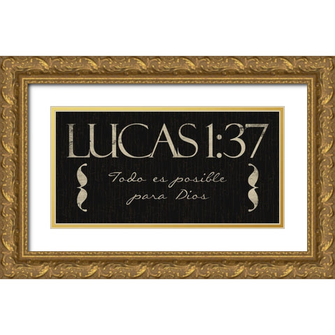 Lucas Todo Gold Ornate Wood Framed Art Print with Double Matting by Villa, Mlli
