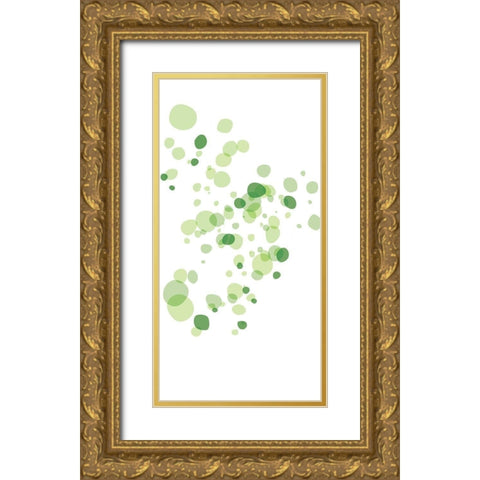 Turtle Spots Gold Ornate Wood Framed Art Print with Double Matting by Villa, Mlli