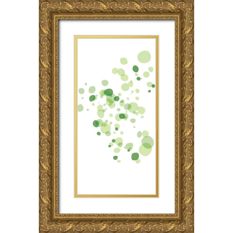 Turtle Spots Mate Gold Ornate Wood Framed Art Print with Double Matting by Villa, Mlli