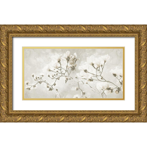 Bloom Through Cream Gold Ornate Wood Framed Art Print with Double Matting by Villa, Milli